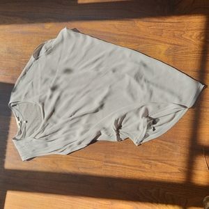 Gold Hawk Silk Blouse,  small